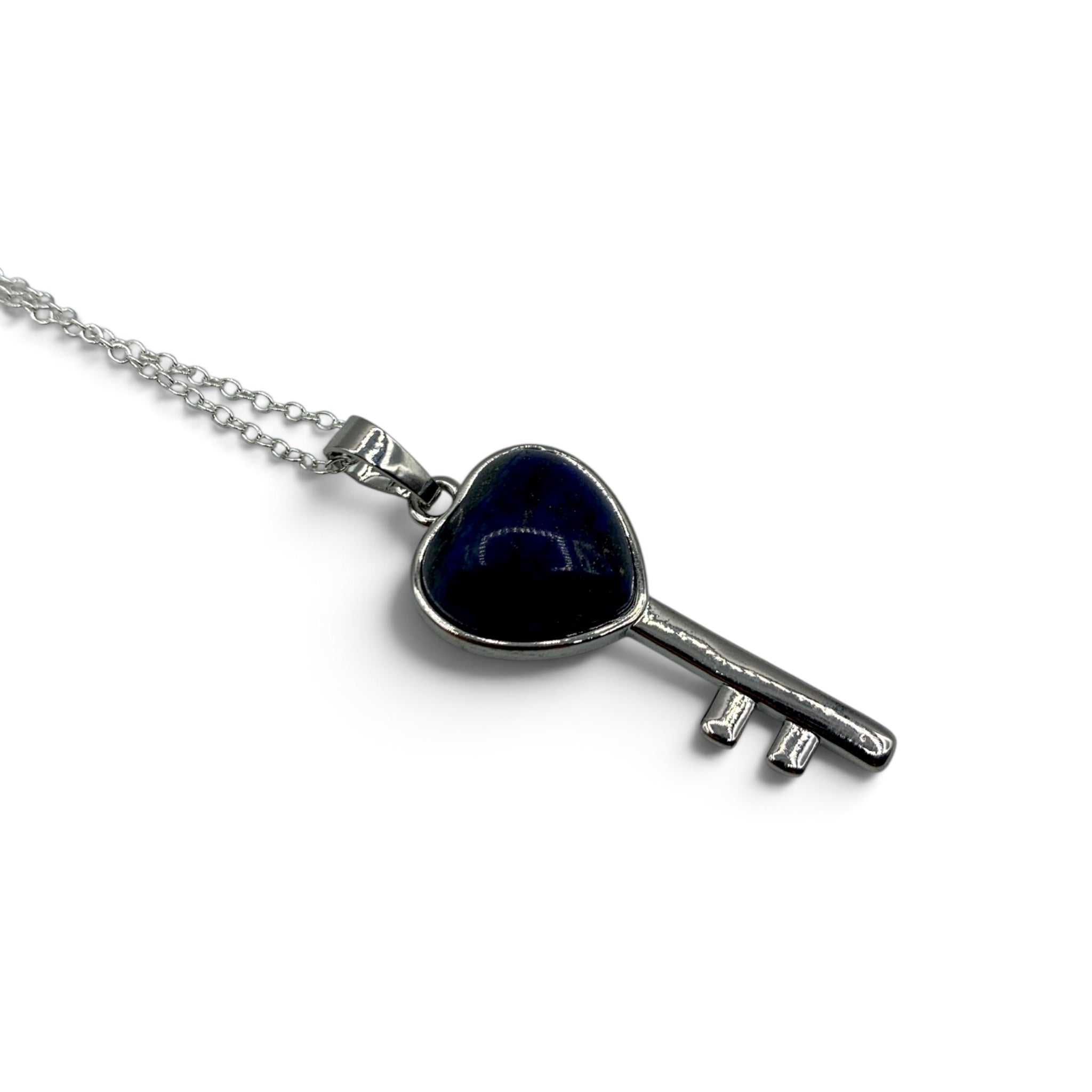 Necklace - Lapis Lazuli Key $40